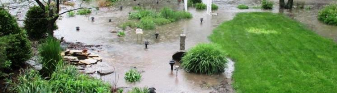 Como evitar que se inunde el jardín